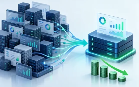 Streamlined IT platform lower cost