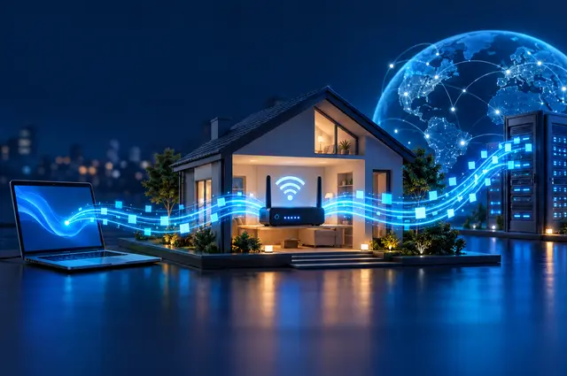 Connected home with data streams